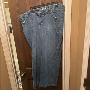 Women’s Size 22W Lee Midrise Boot Cut Blue Denim Jeans